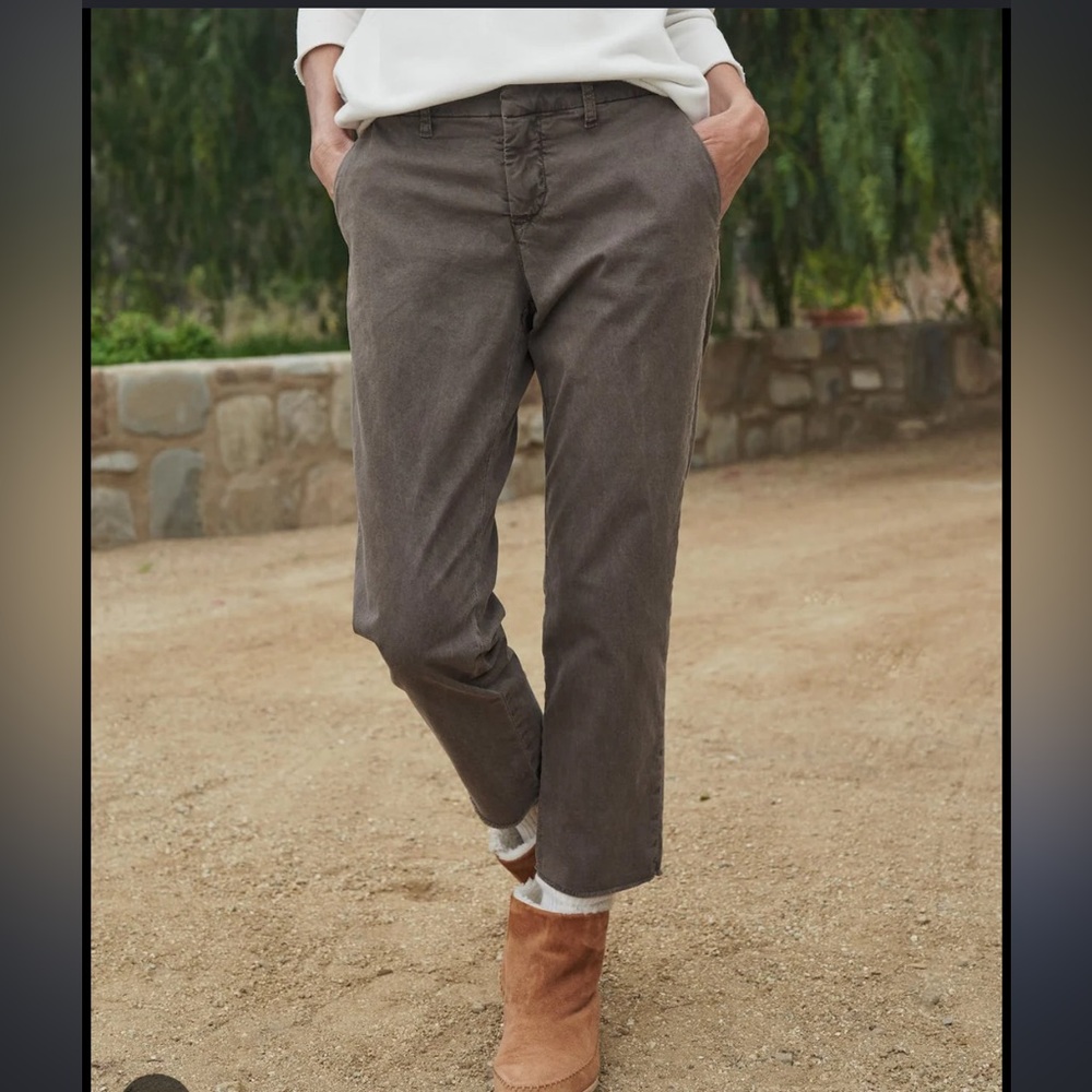 Frank & Eileen Wicklow chino pant chocolate - Picture 2 of 6